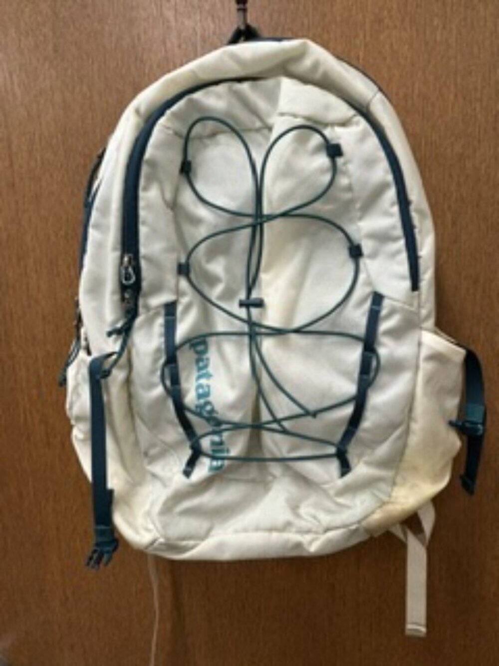 Patagonia Chacabuco 28L Backpack OSFA White with Teal Accents Hiking Laptop SPOT